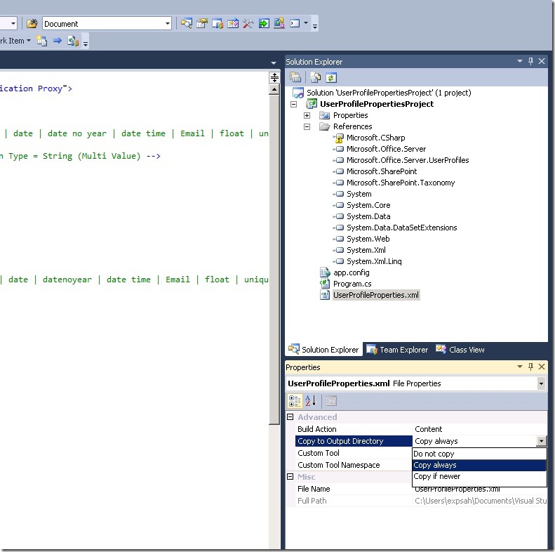 Reference files via relative path in C# using Visual Studio 2010 ...